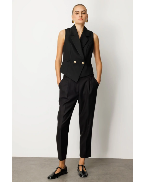 Ekol Desenli Kumaş Pantolon 05055