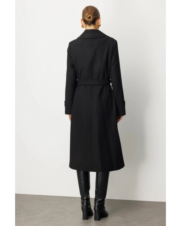 Ekol Gold Düğmeli Manto 06061