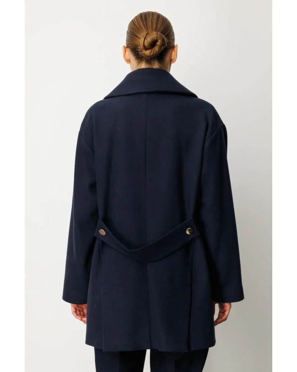 Ekol Gold Düğmeli Manto 06093