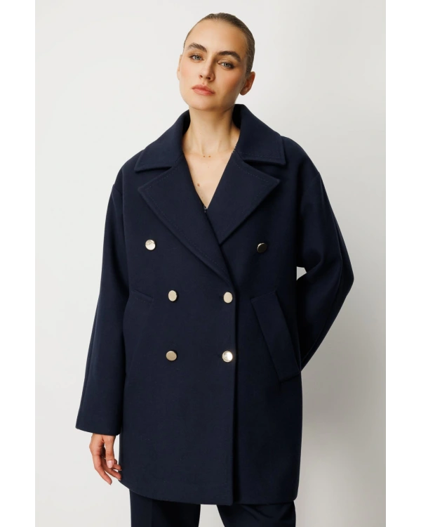 Ekol Gold Düğmeli Manto 06093