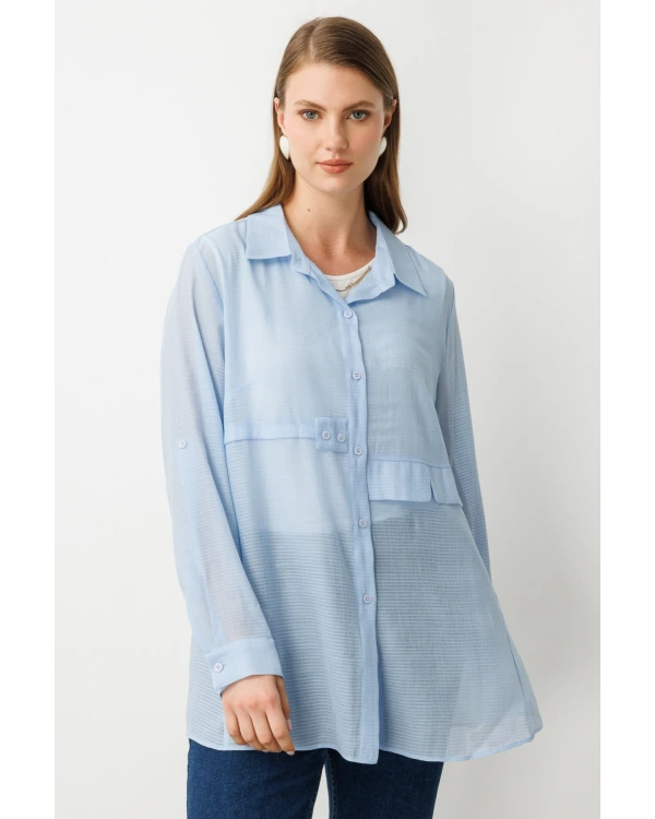 Ekol İçlik Aksesuarlı Gömlek 03650