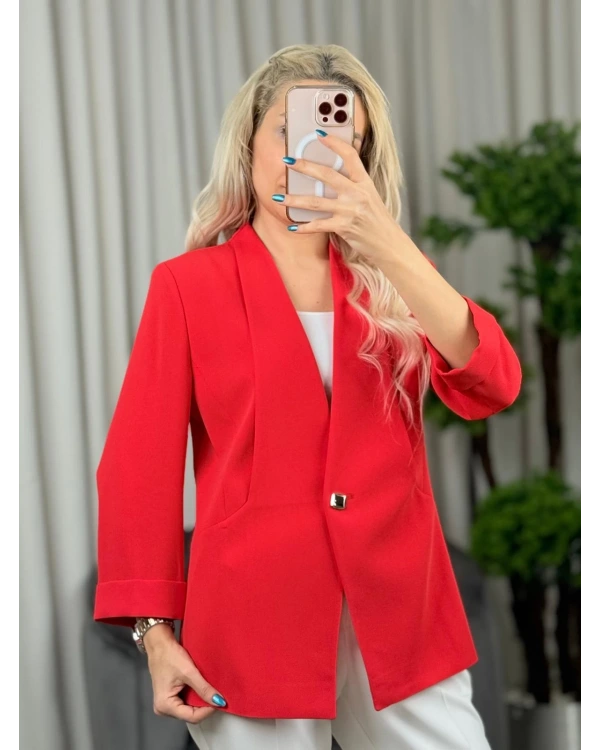 Ekol Tek Düğme Ceket 04128