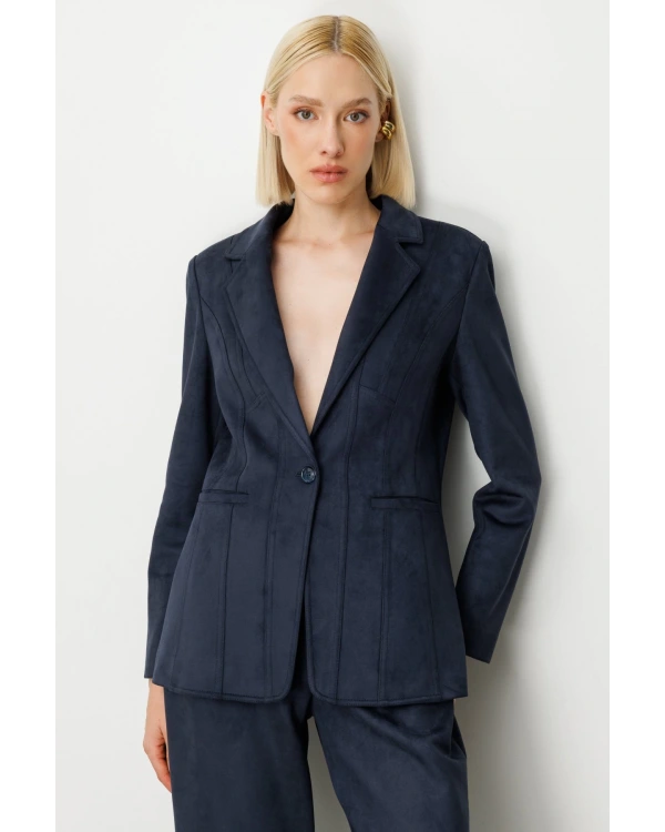 Ekol Torba Cepli Süet Ceket 05061