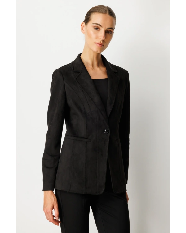 Ekol Torba Cepli Süet Ceket 05061