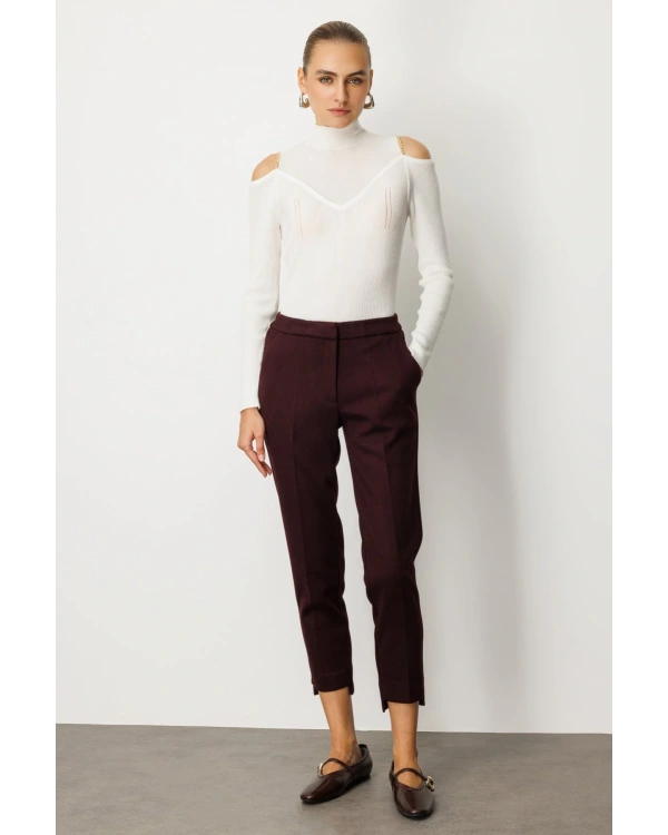 Ekol Yan Cepli Boru Paça Pantolon 05189