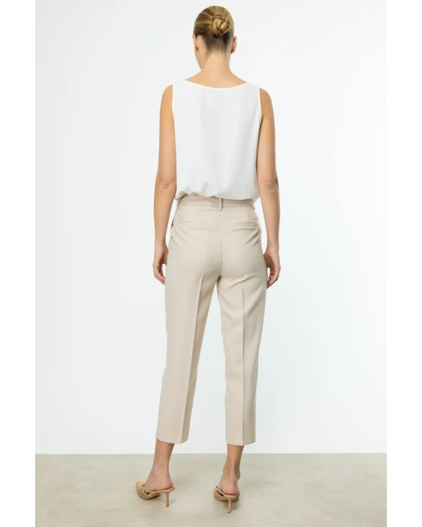 Ekol Yandan Cepli Pileli Pantolon 04132