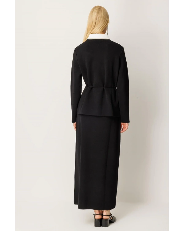 Ghisa Gömlek Yaka Triko Etekli Takım 26KOBTKM4040