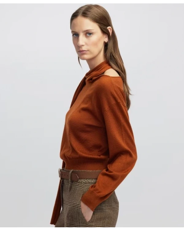 İpekyol Atkılı Aksesuarlı Triko IW6250050106