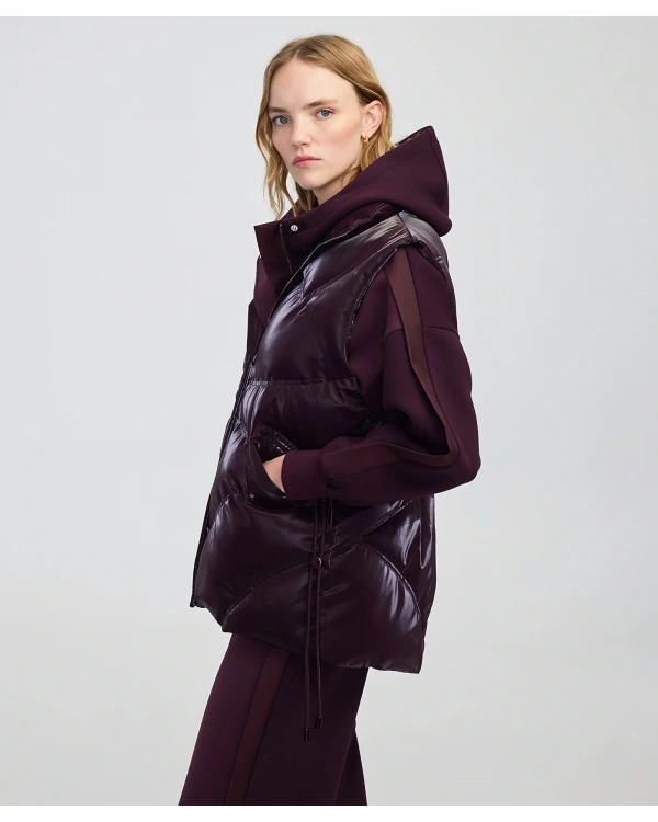 İpekyol Ayarlanabilir Bel Kadın Mürdüm Şişme Yelek IW6250012209