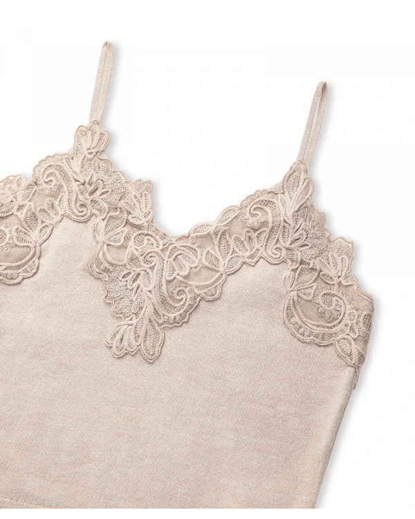 İpekyol Dantel Brode Aplikeli Triko IW6250050124