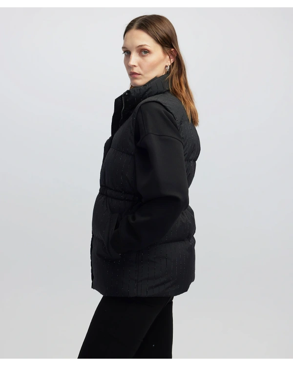 İpekyol Hotfix Baskılı Kadın Şişme Şişme Yelek IW6250012020