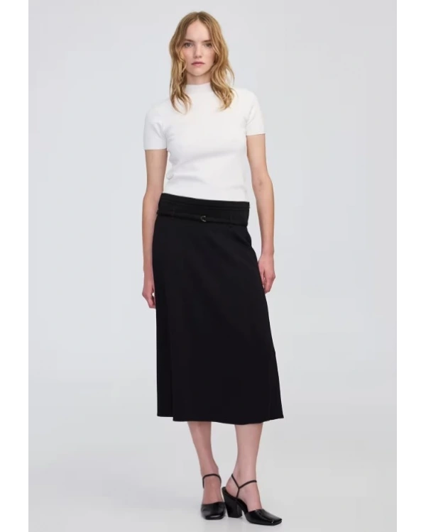 İpekyol İnce Kloş Etek IW6250004143