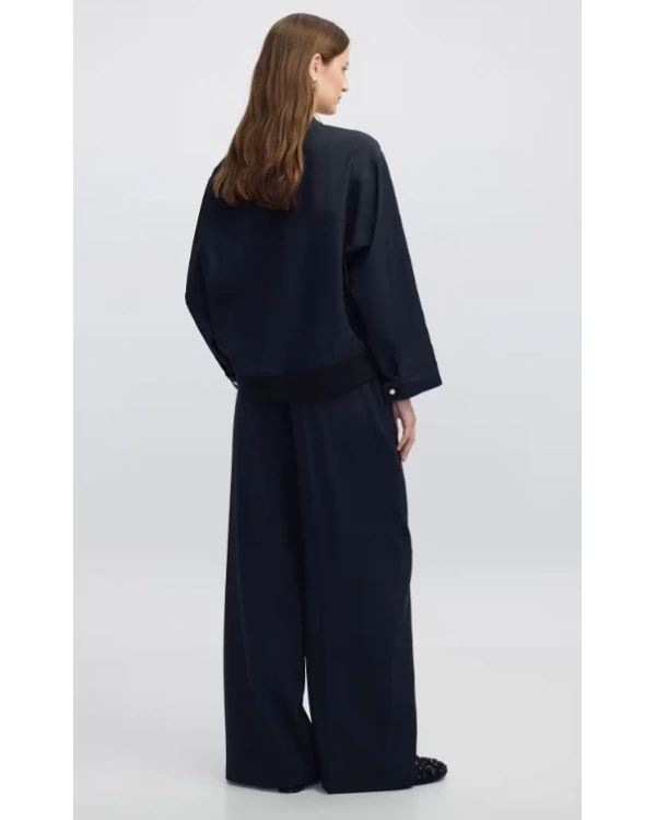 İpekyol Kumaş Mix Bomber Ceket IW6250005060