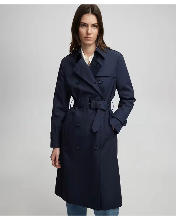 İpekyol Kuşaklı Trençkot IS1250011029 Lacivert