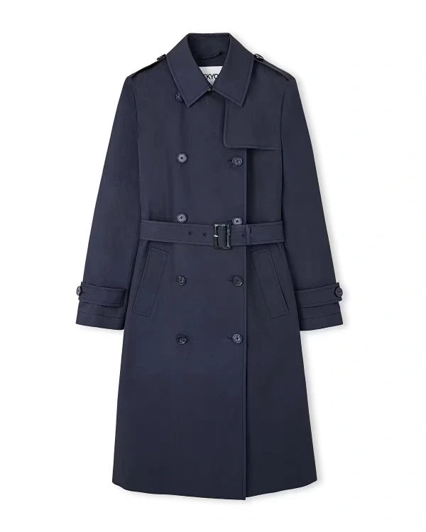 İpekyol Kuşaklı Trençkot IS1250011029 Lacivert