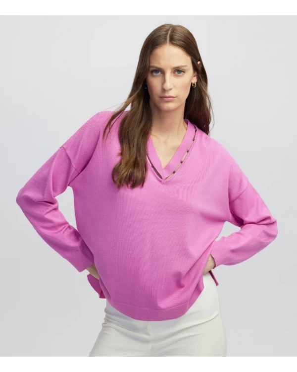 İpekyol Metal Aksesuarlı Cutout Triko IW6250050050