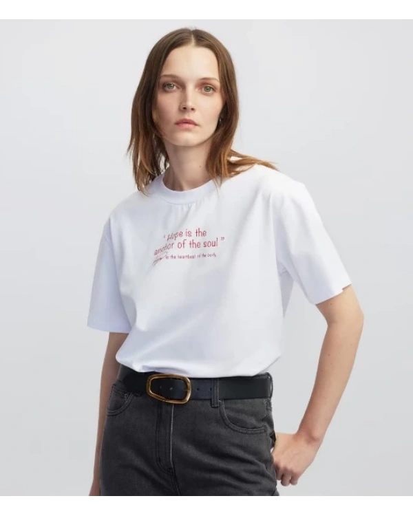 İpekyol Slogan Baskılı T-Shirt IW62500070077