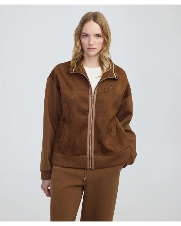 İpekyol Üç Boyutlu Monogram Kadın Nakışlı Taba Sweatshirt IW6250091059