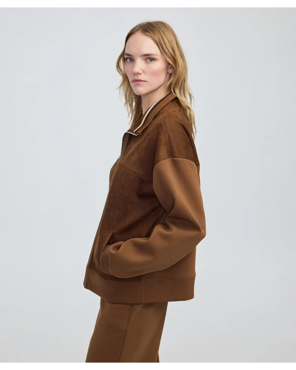 İpekyol Üç Boyutlu Monogram Kadın Nakışlı Taba Sweatshirt IW6250091059