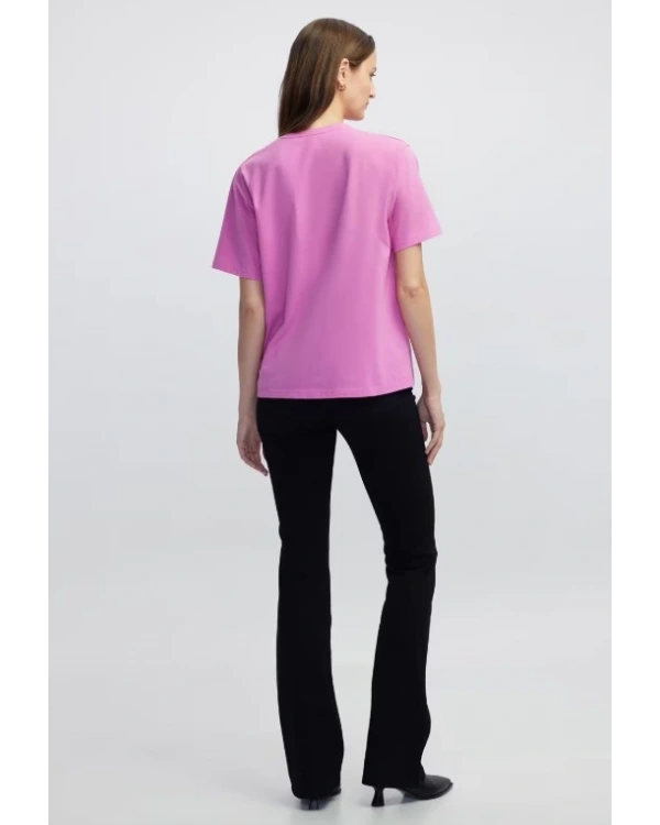 İpekyol V Yaka Basic T-Shirt IW6250070073