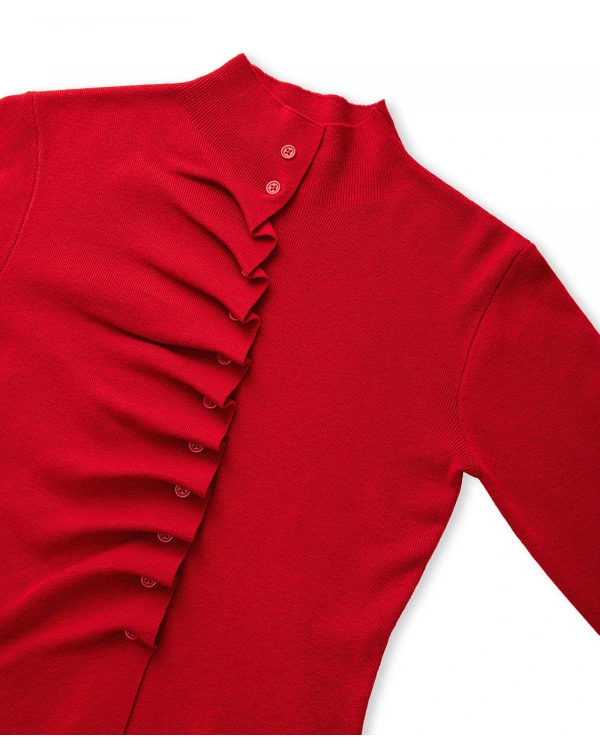 İpekyol Volanlı Dar Kesim Triko IW6250050034