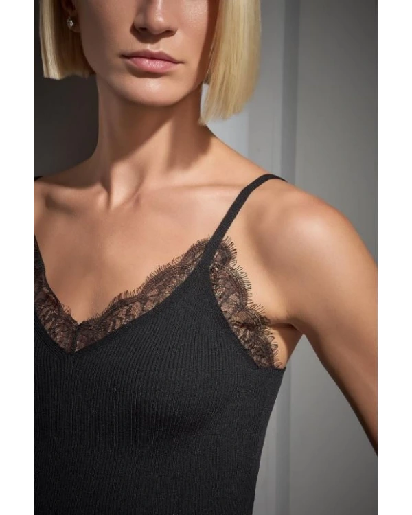 Join Us Askılı Dantel Detaylı Triko Atlet 2526W188