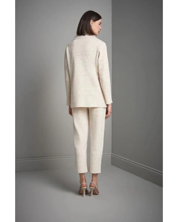 Join Us Tek Düğmeli Nopeli Triko Blazer Ceket 2526W001