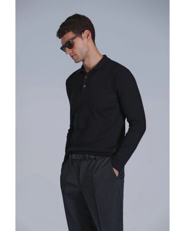 Lufian Aden Erkek Siyah Kazak 112090127