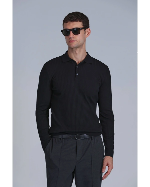 Lufian Aden Erkek Siyah Kazak 112090127