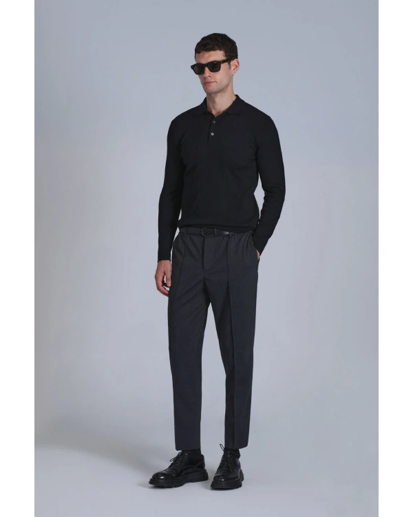 Lufian Aden Erkek Siyah Kazak 112090127