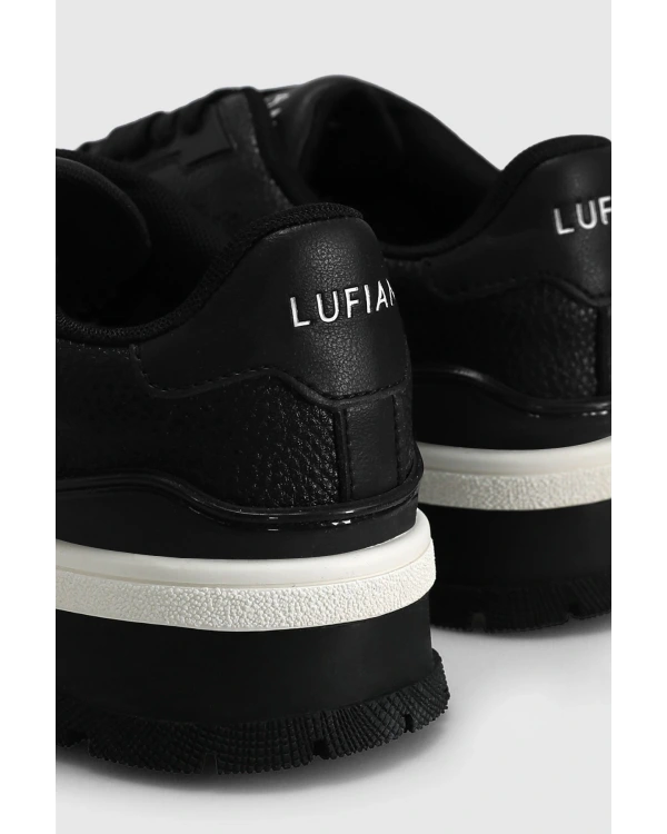 Lufian Albert Erkek Deri Siyah Sneaker 112230250
