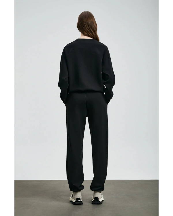 Lufian Alice Kadın Siyah Örme Sweatshirt 122030016