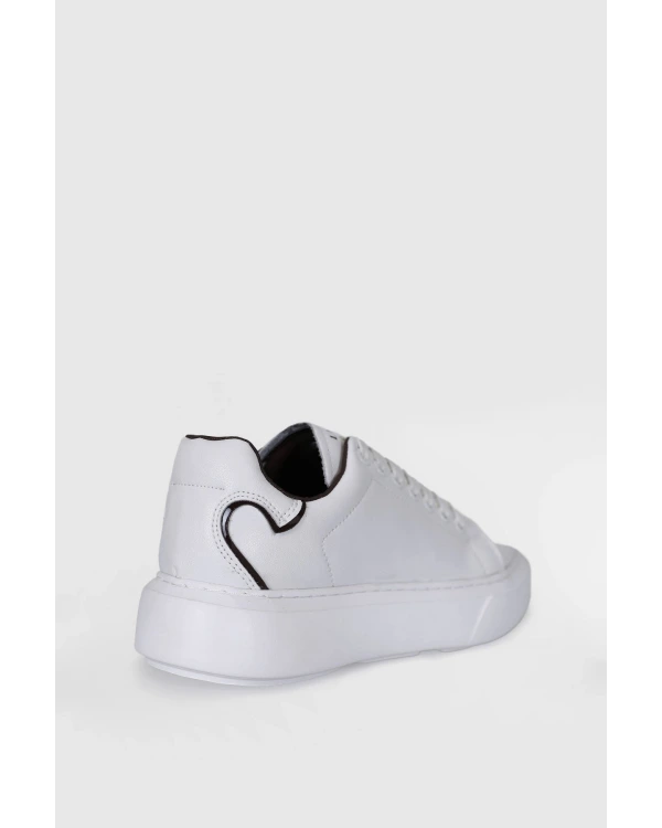 Lufian Amy Kadın Beyaz Deri Sneaker Ayakkabı 121230016