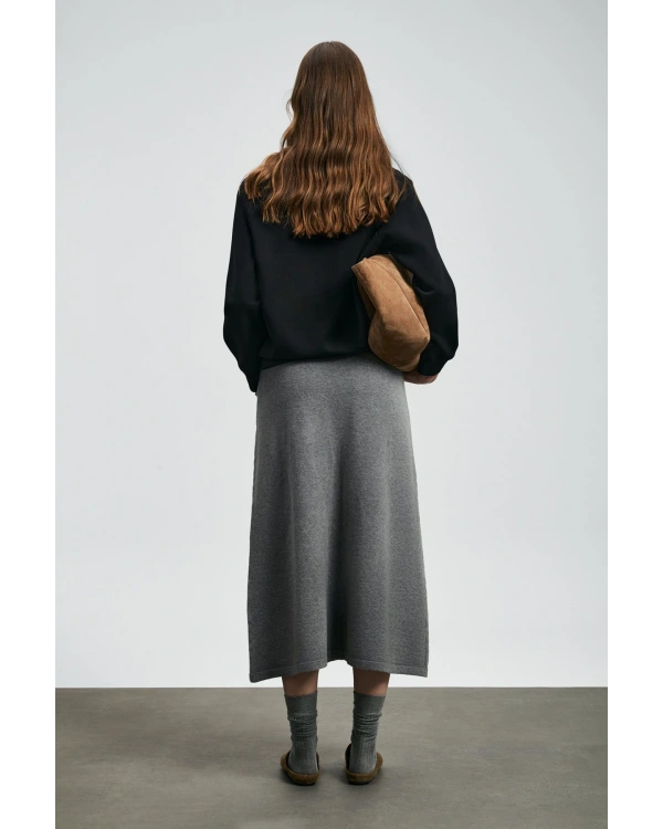 Lufian Ander Kadın Siyah Örme Sweatshirt 122030018