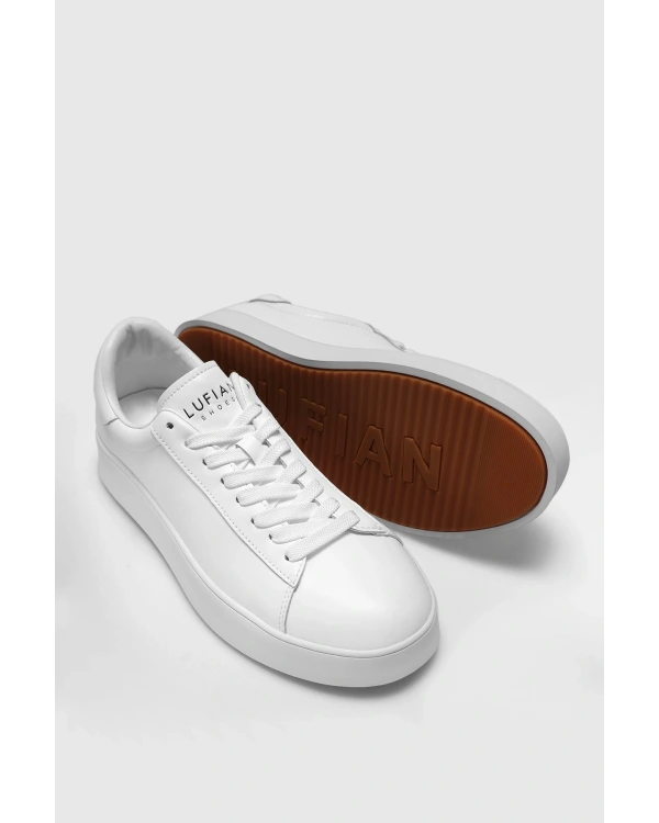 Lufian Anton Erkek Beyaz Deri Sneaker 112230224