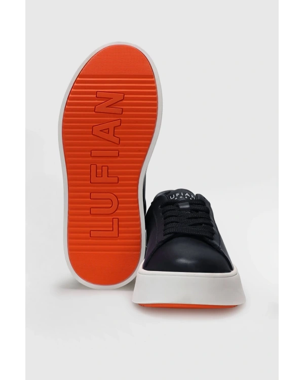 Lufian Anton Erkek Lacivert Deri Sneaker 112230224