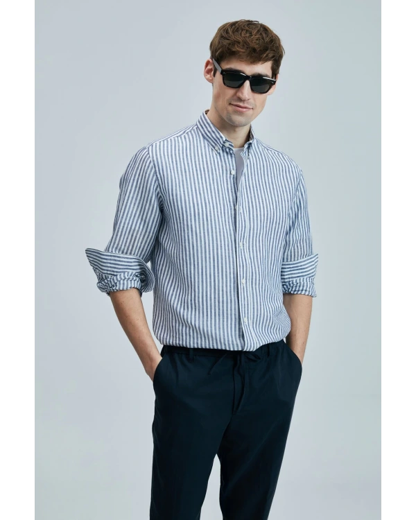 Lufian Bert Keten Pamuklu Gömlek 111010631