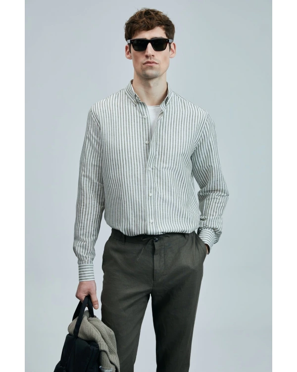 Lufian Bert Keten Pamuklu Gömlek 111010631