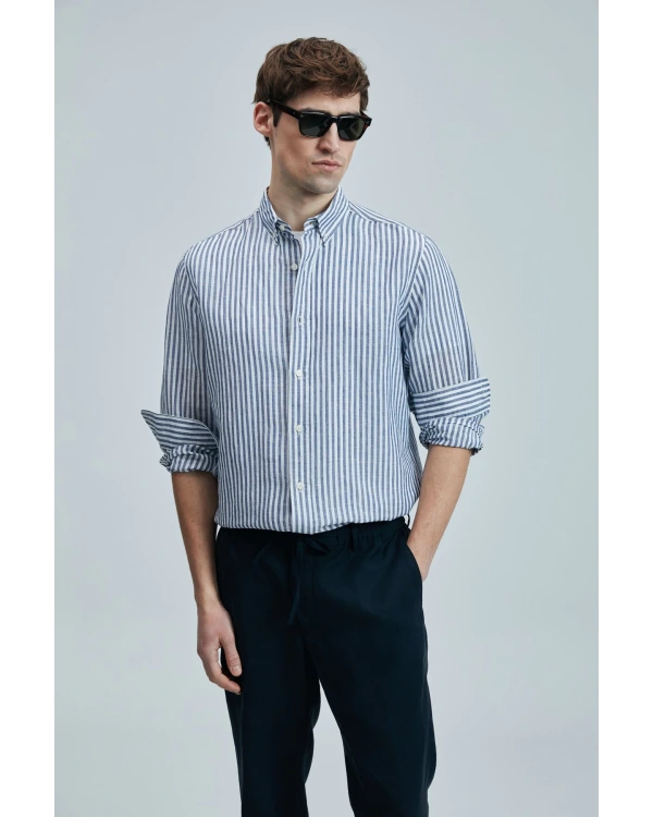 Lufian Bert Keten Pamuklu Gömlek 111010631