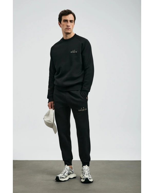 Lufian Beta Erkek Siyah Eşofman Altı 112050080