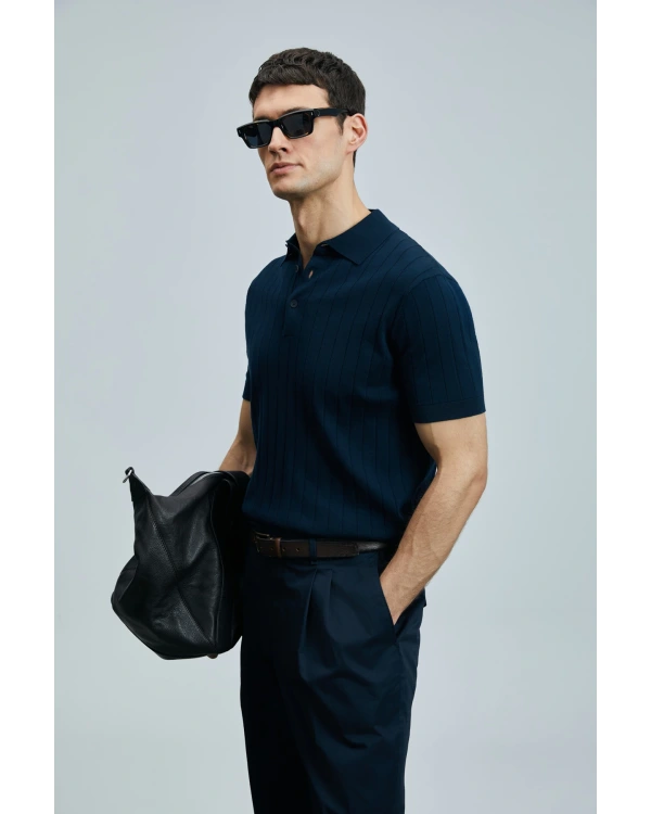 Lufian Bold Erkek Lacivert T-Shirt 111090108