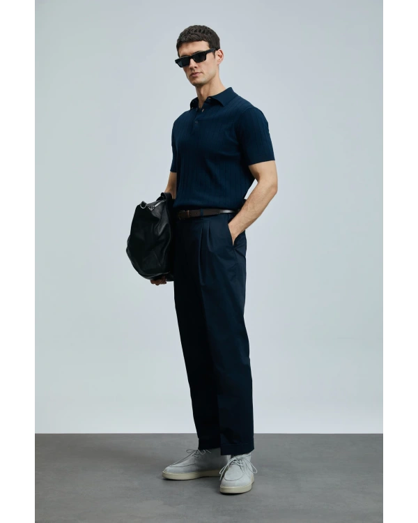 Lufian Bold Erkek Lacivert T-Shirt 111090108