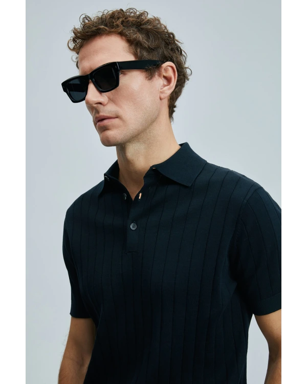 Lufian Bold Erkek Siyah T-Shirt 111090108