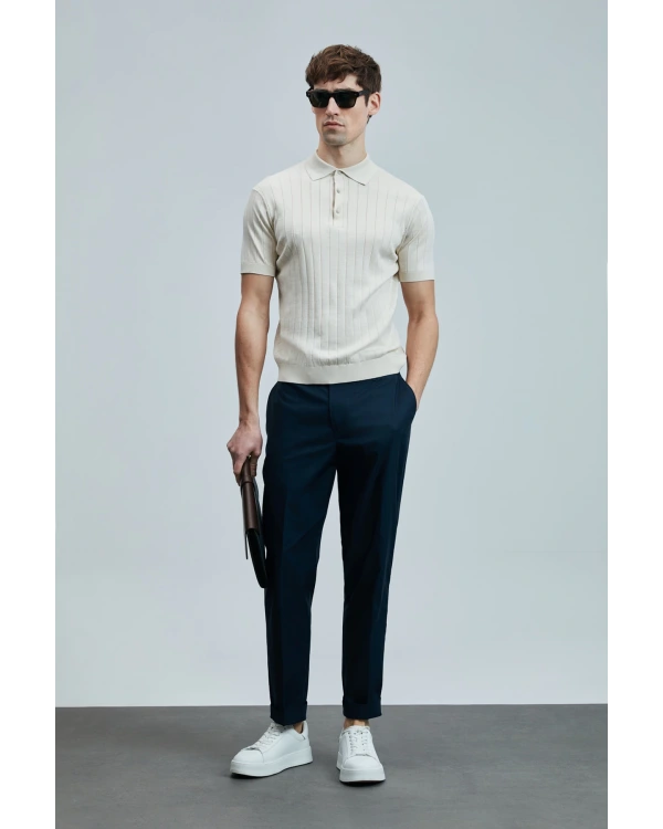 Lufian Erkek Bold Ekru T-Shirt 111090108