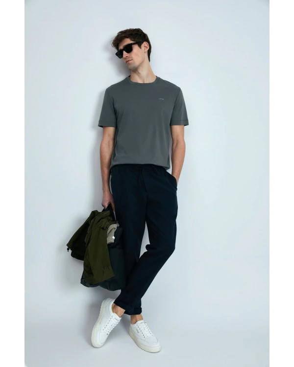 Lufian Bran Modern Grafik T-Shirt 111020262