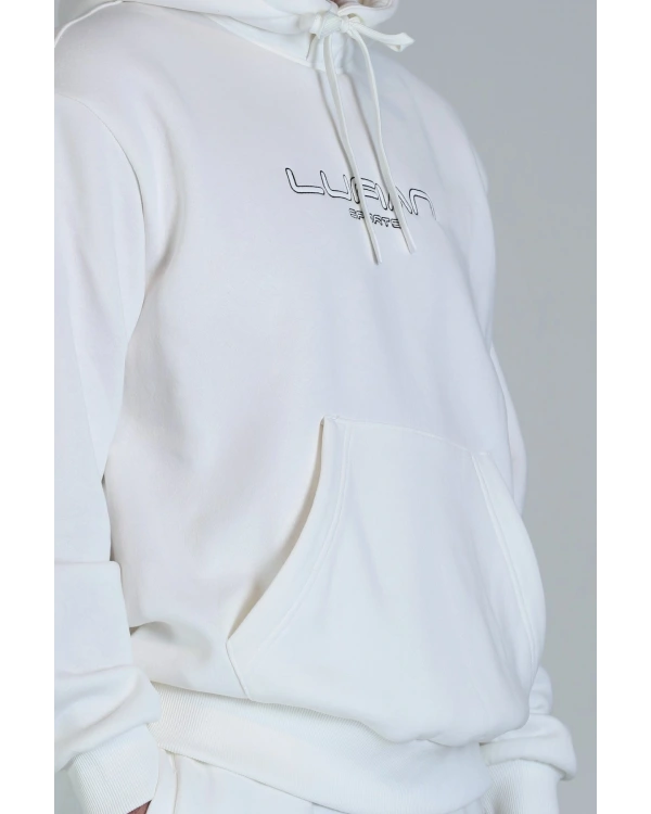 Lufian Brave Erkek Kırık Beyaz Sweatshirt 112030152