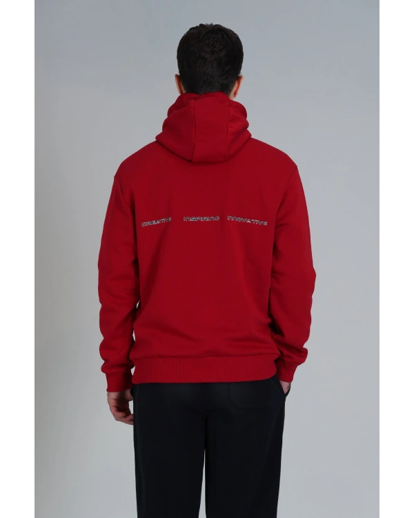 Lufian Brave Erkek Kırmızı Sweatshirt 112030152