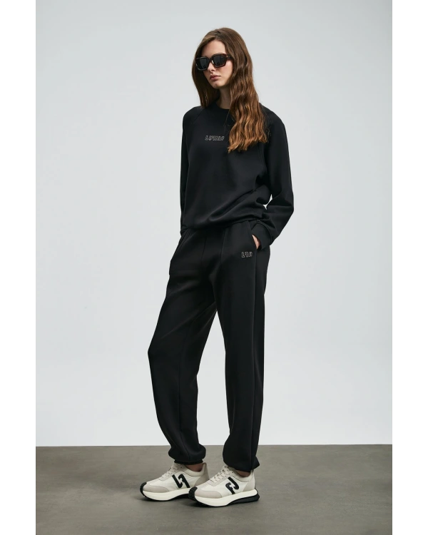 Lufian Cessie Kadın Siyah Örme Eşofman Altı 122050007