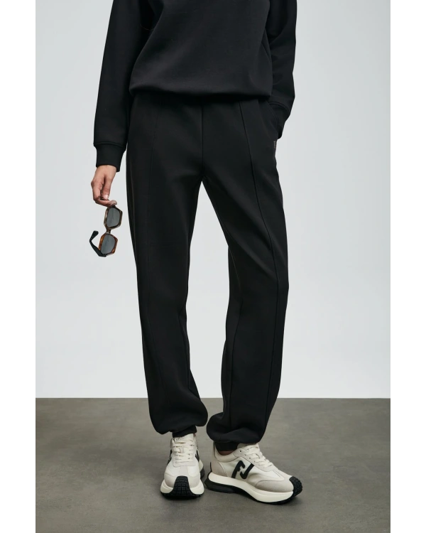 Lufian Cessie Kadın Siyah Örme Eşofman Altı 122050007