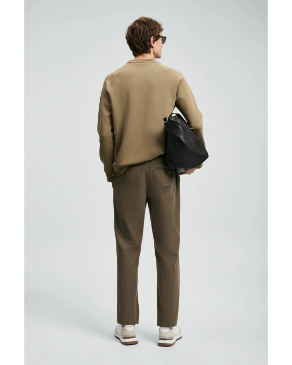 Lufian Cooper Erkek Kum Renk Sweatshirt 112030177